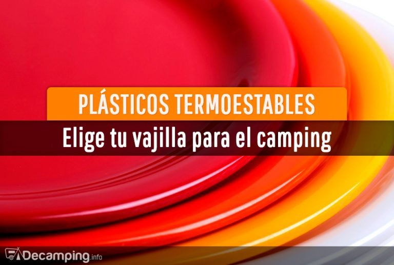 Plásticos termoestables y vajillas para el camping